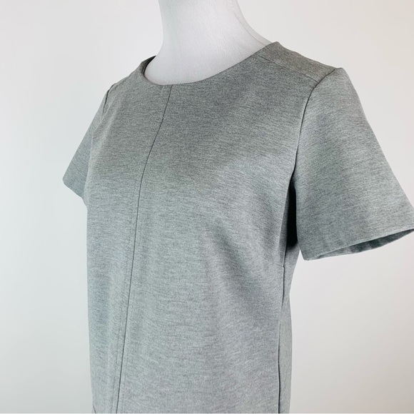 Banana Republic Gray Ponte Front Pocket Dress Medium - Picture 8 of 13